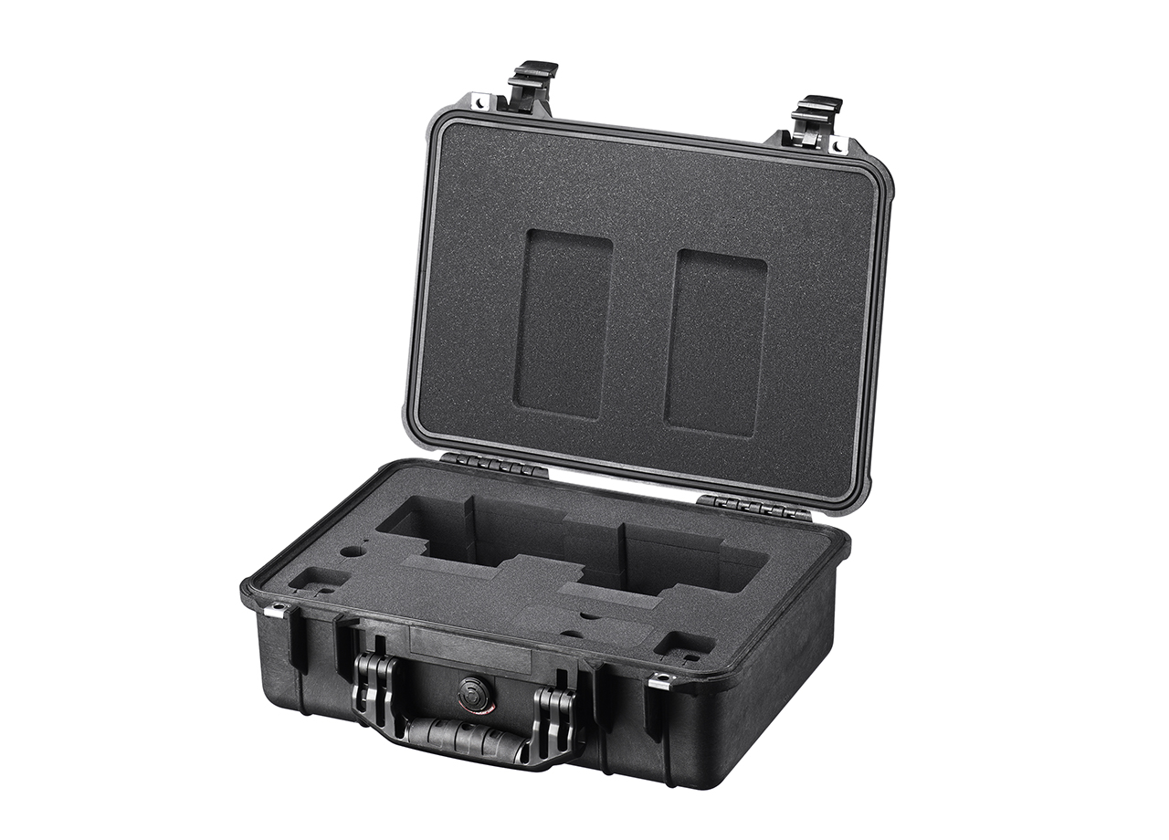 Zweiteiliges Cine-Festbrennweiten-Set mit Koffer