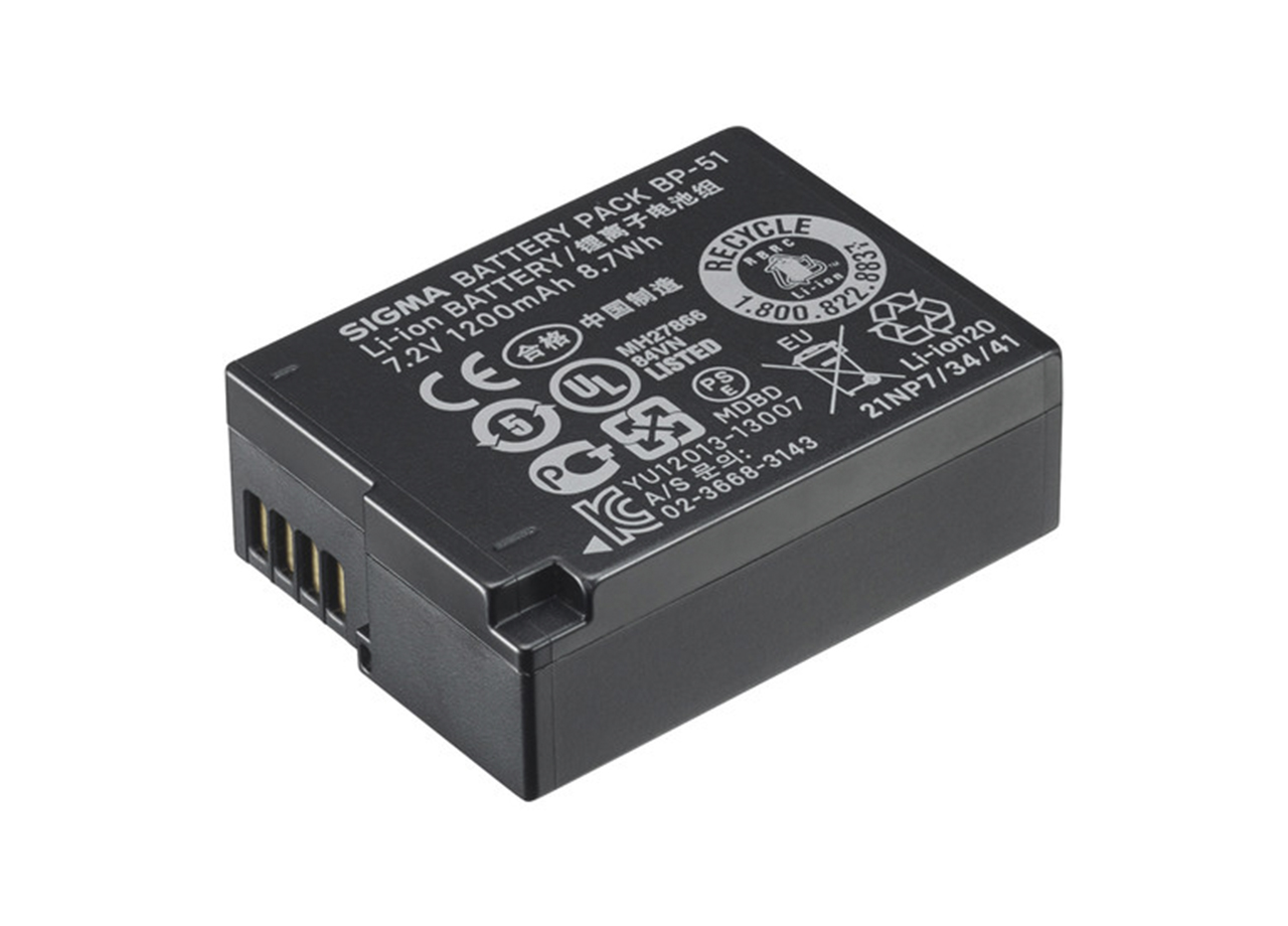 LI-ION Akku BP-51 f fp/dpQ Cam