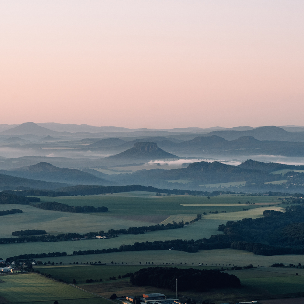 Mit dem Heißluftballon über die Sächsische Schweiz